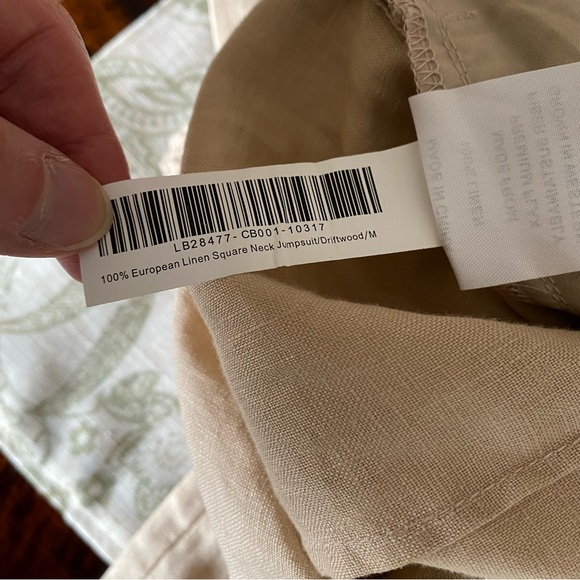 Quince 100% European Linen Square Neck Jumpsuit - Picture 11 of 12